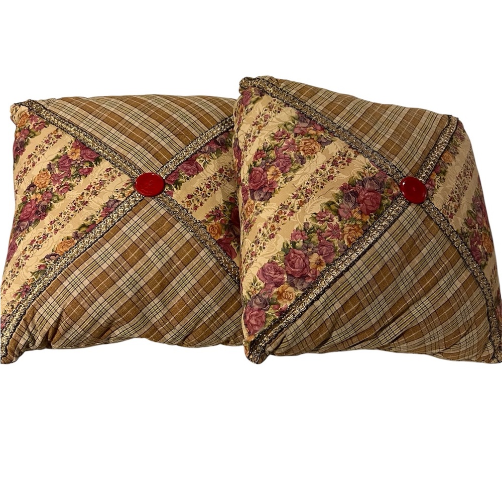 Two French Country pillows